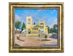 Картина Дача Константина Головкина 30 х 35 см художник Ротанин Андрей