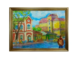 Картина Самарская улочка художник Шишин Николай