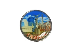 Значок металлический Самара коллаж