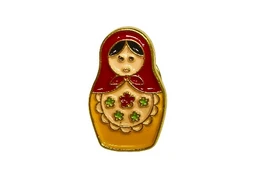 Значок металлический Матрешка 1